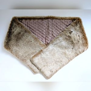 Luxurious faux fur wrap